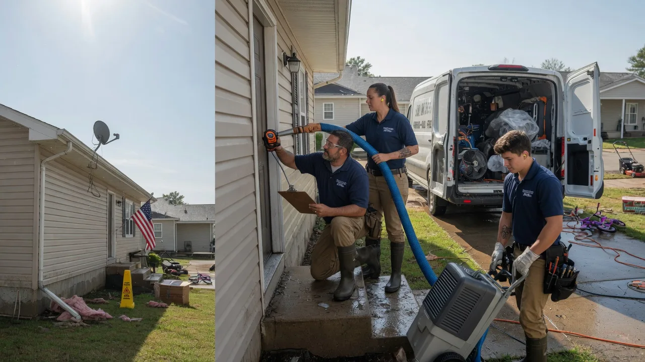 Ceiling Water Damage Restoration in Richland, MS near me